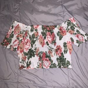 Flowery crop top
